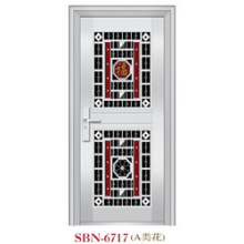 Porta de aço inoxidável para a luz do sol exterior (SBN-6717)